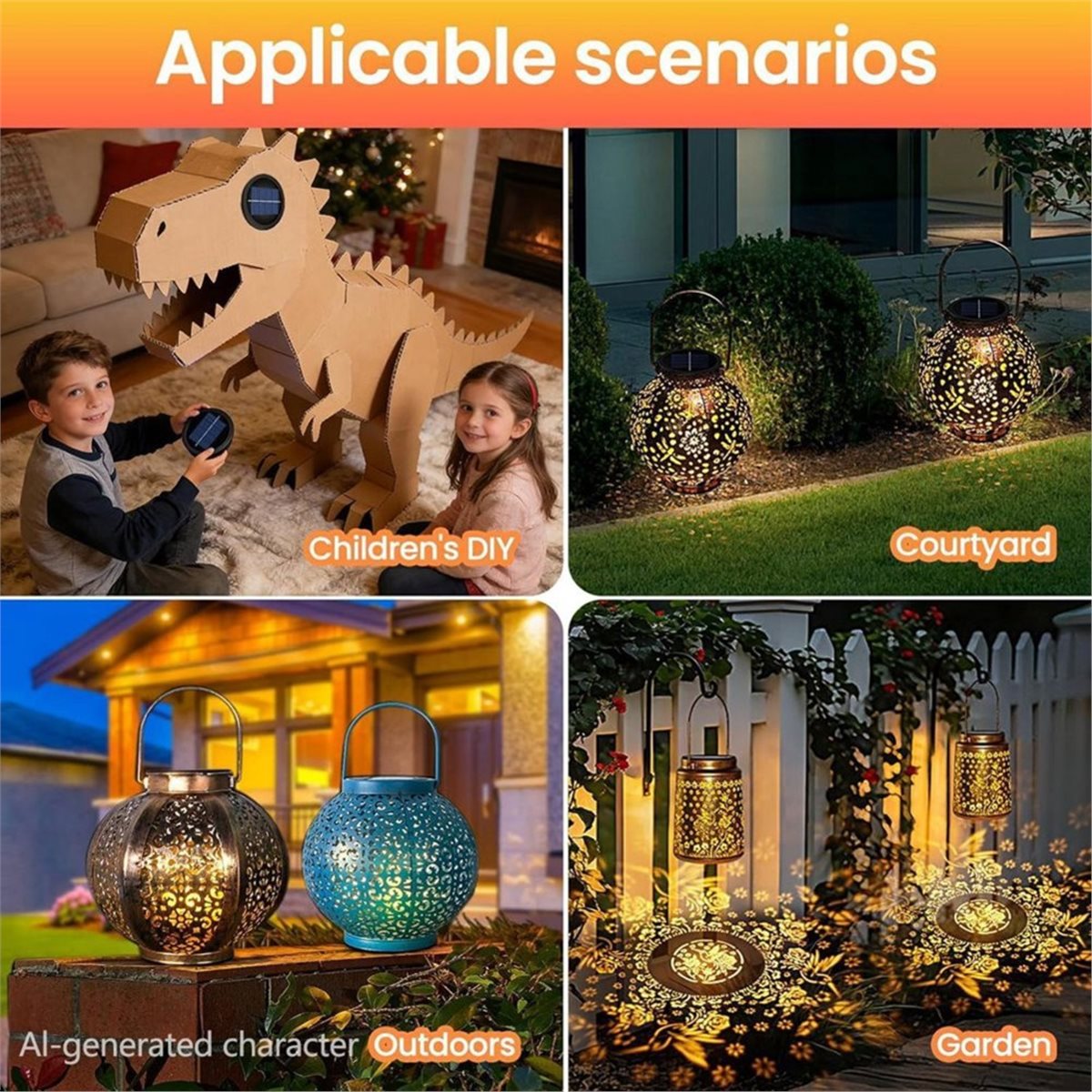 Outdoor Lighting Replacement Parts - A1215K 4 Pack Solar Light Replacement