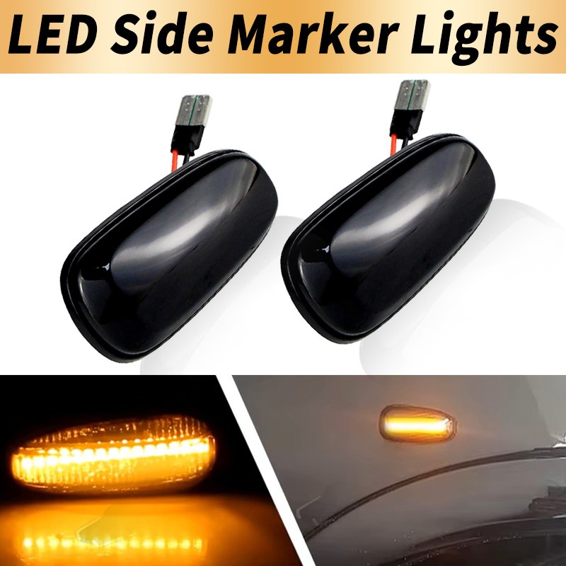Outdoor Lighting Yellow - 2PCS LED Dynamic Side Marker Lights