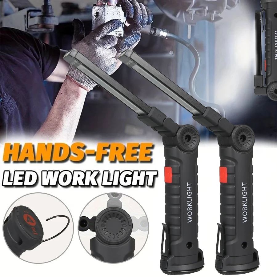 Outdoor Lighting Usb - New Portable COB LED Flashlight USB