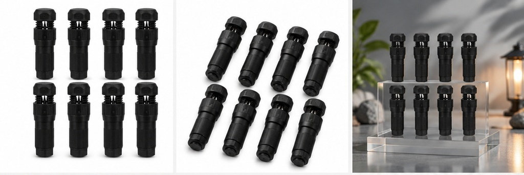 Outdoor Lighting Wire - 8Pcs Waterproof Low Voltage Piercing Wire