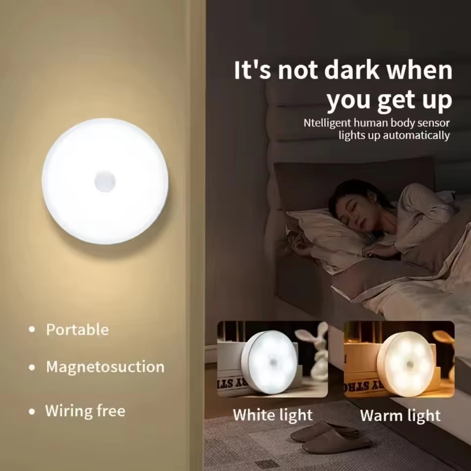 USB Rechargeable LED Night Lig - огляд і ціна Outdoor Lighting Sensor