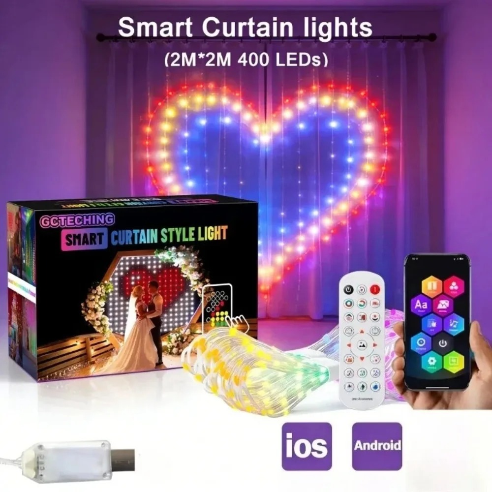 Outdoor LED Pixel Curtain Ligh - огляд і ціна Wall Lighting Outdoor
