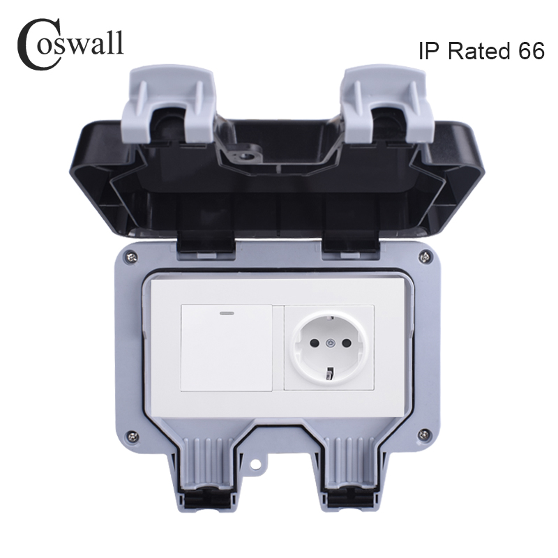 Coswall IP66 Weatherproof Wate - огляд і ціна Outdoor Lighting No Outlet