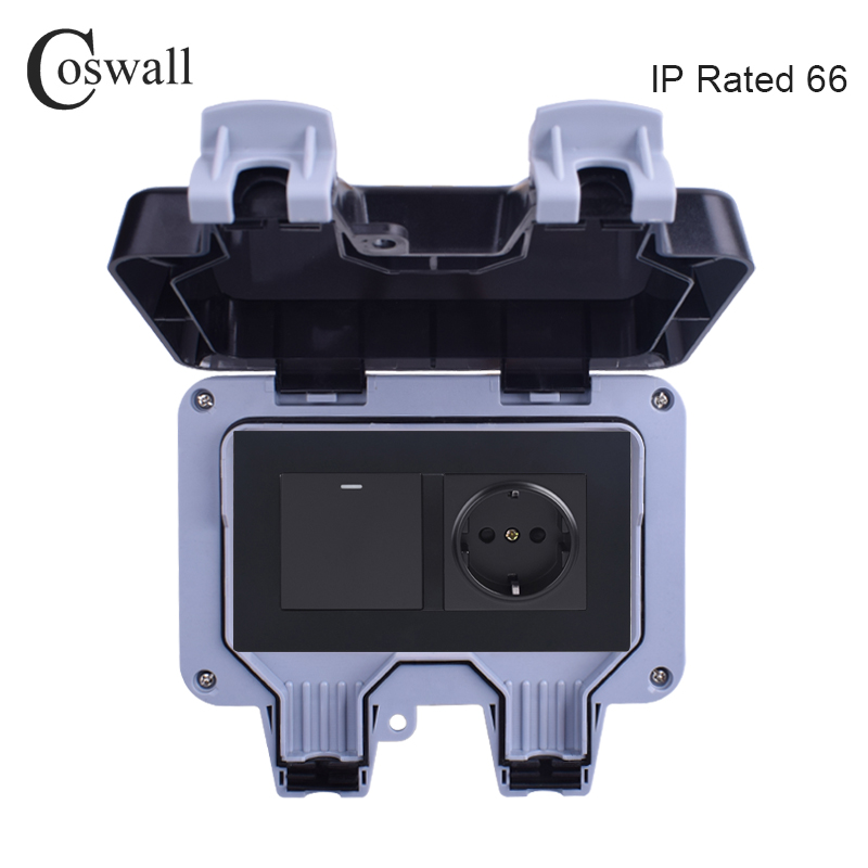 Coswall IP66 Weatherproof Wate - огляд і ціна Outdoor Lighting No Outlet