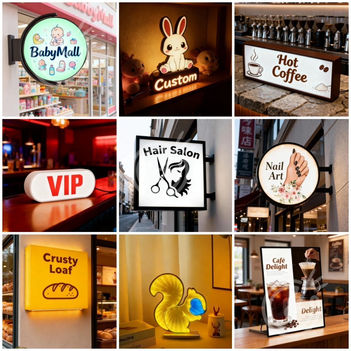 Custom Acrylic Signs Sign Led  - огляд і ціна Outdoor Lighting Logo
