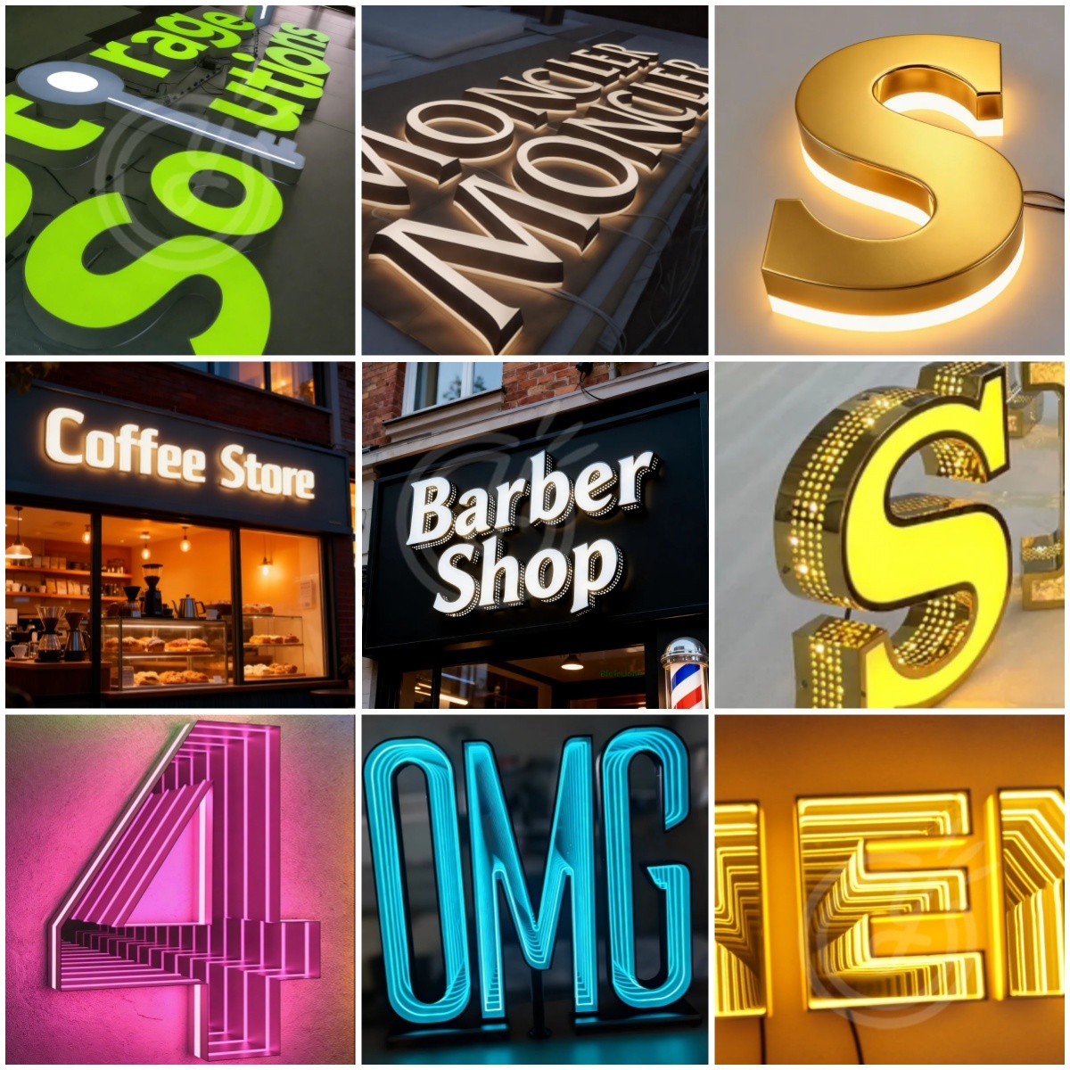Custom Acrylic Signs Sign Led  - огляд і ціна Outdoor Lighting Logo