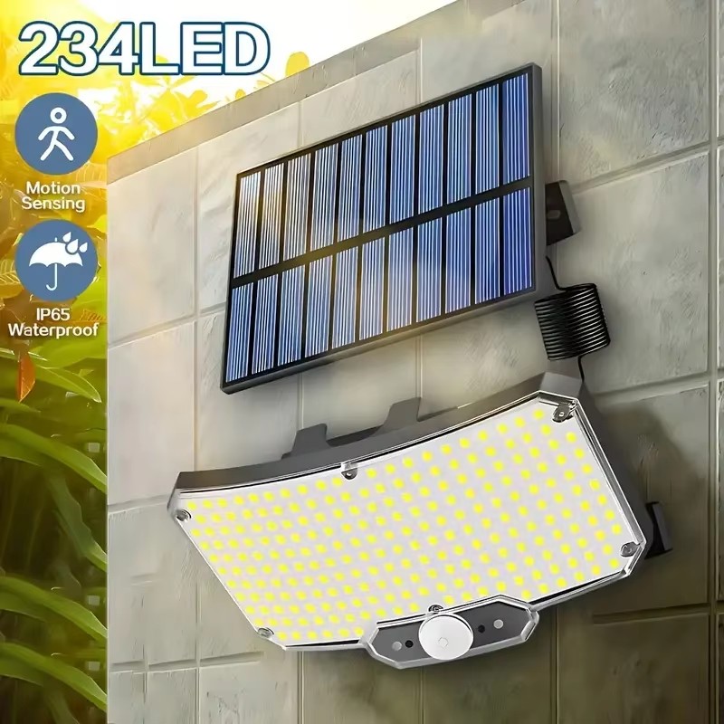 234LED Solar Outdoor Lights Mo - огляд і ціна Outdoor Lighting Sensor