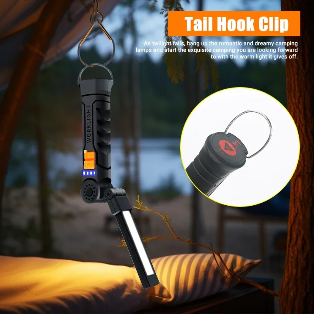 Portable COB LED Flashlight US - огляд і ціна Outdoor Lighting Usb