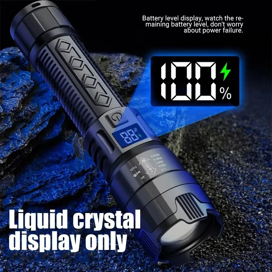 Tactical LED Flashlight 2000LM - огляд і ціна Outdoor Lighting Usb