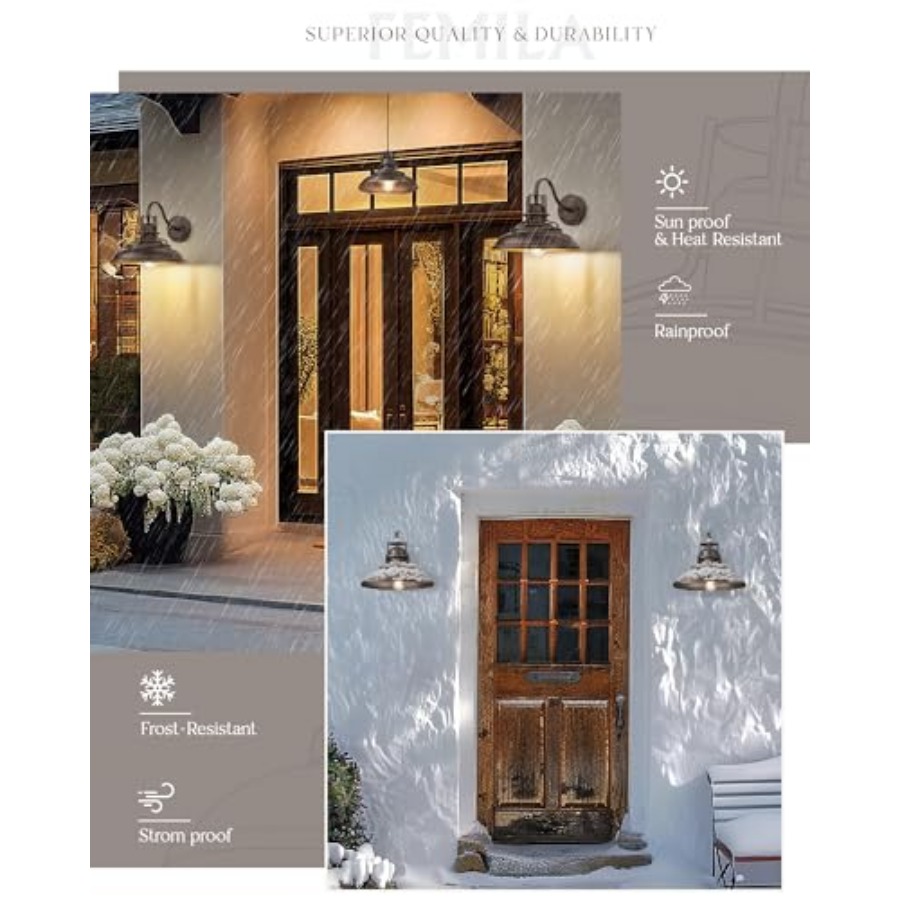 Outdoor Barn Light Fixture, Ex - огляд і ціна Wall Lighting Outdoor