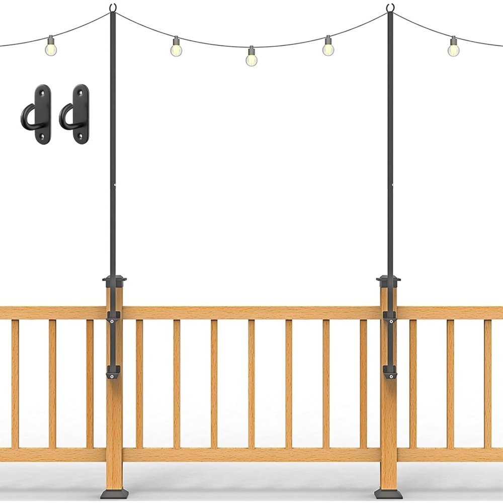 2 pack string light poles - st - огляд і ціна Wall Lighting Outdoor