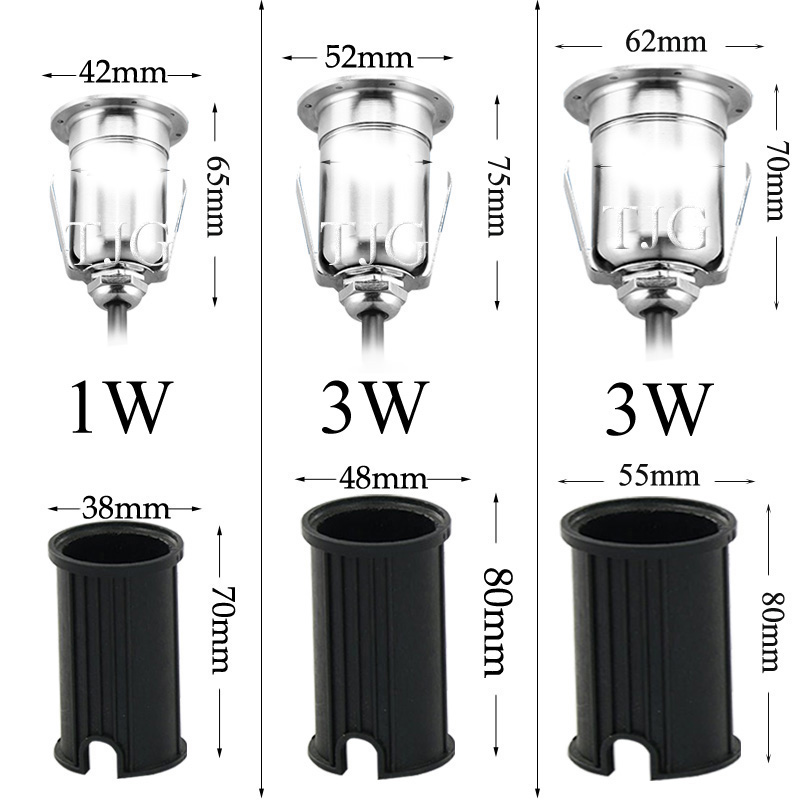 IP68 DC12V 220V 3W Outdoor Lig - огляд і ціна Deck Step Light