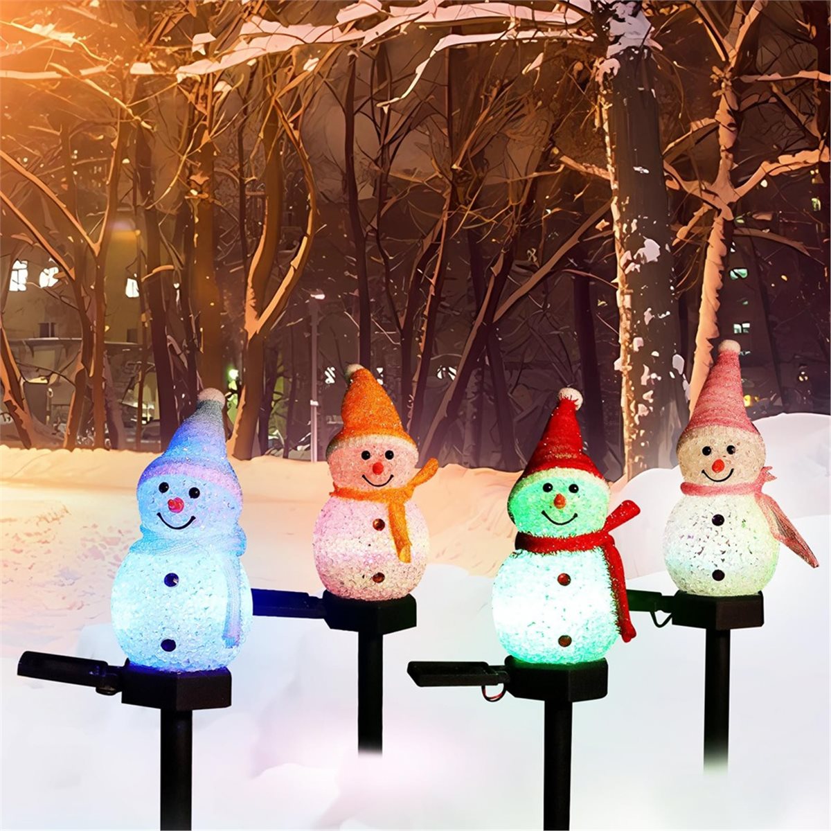 Y17A 2025-Christmas Light Stak - огляд і ціна Outdoor Lighting Yard Stakes