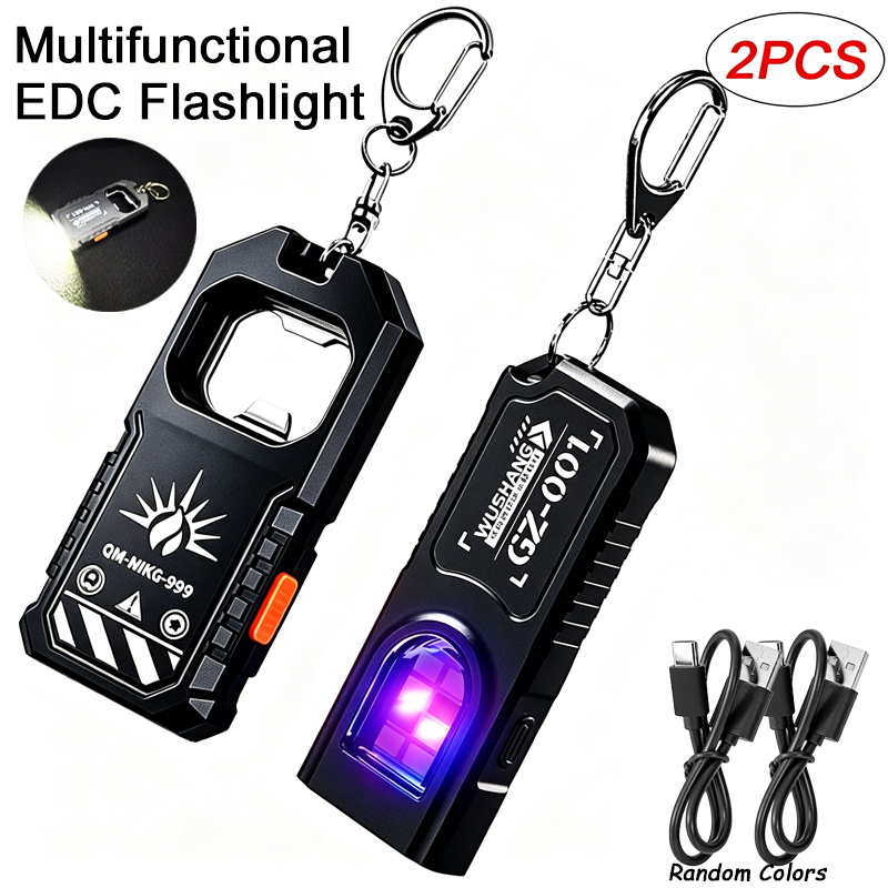 2Pcs Portable LED COB Keychain - огляд і ціна Outdoor Lighting Usb