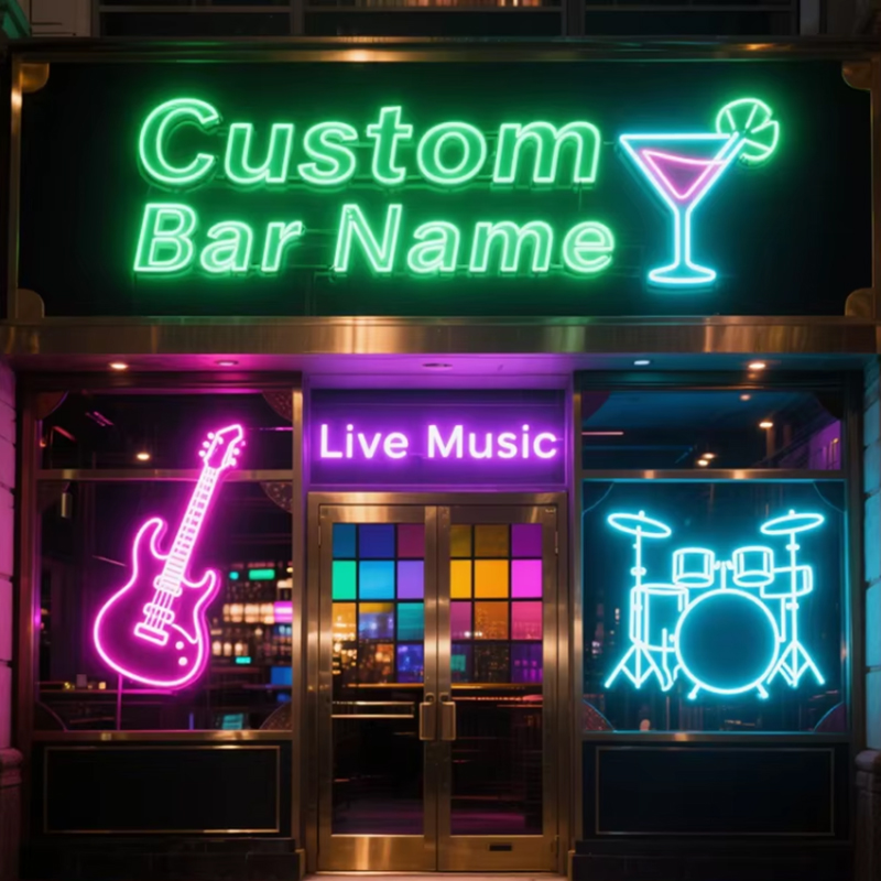 Custom Neon Signs Personalized - огляд і ціна Outdoor Lighting Logo