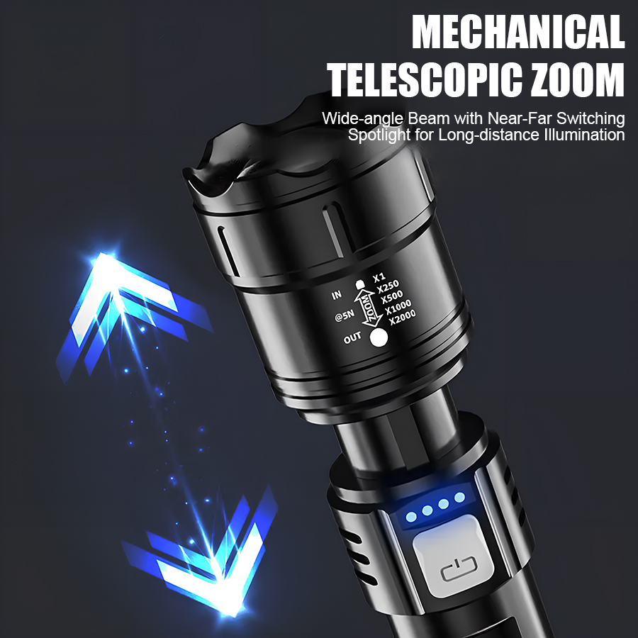 High Power P50 LED Flashlight  - огляд і ціна Outdoor Lighting Usb