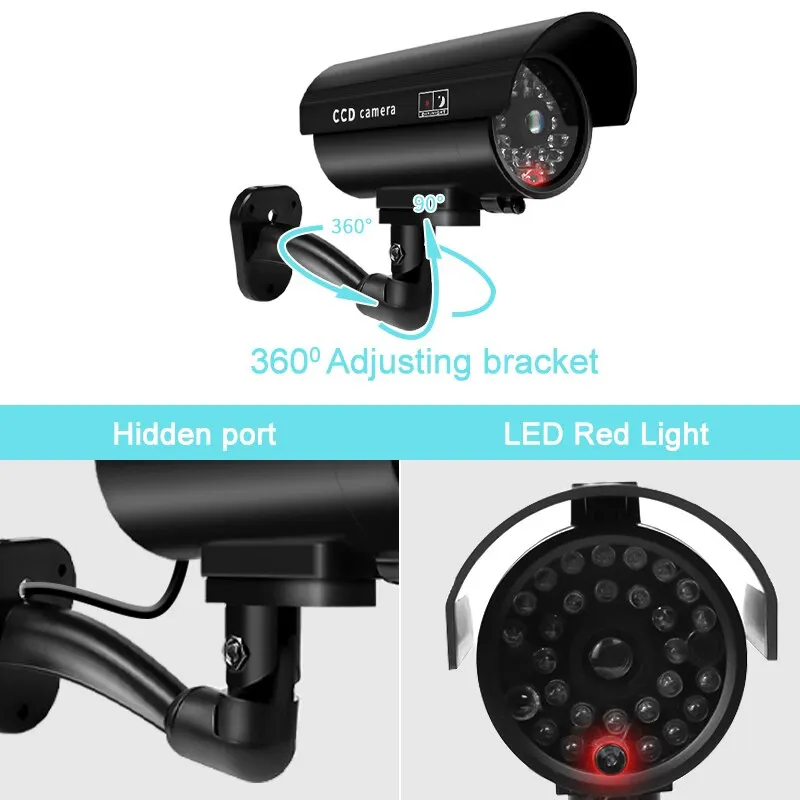 1PC Dummy Security Camera Watr - огляд і ціна Outdoor Lighting Wire