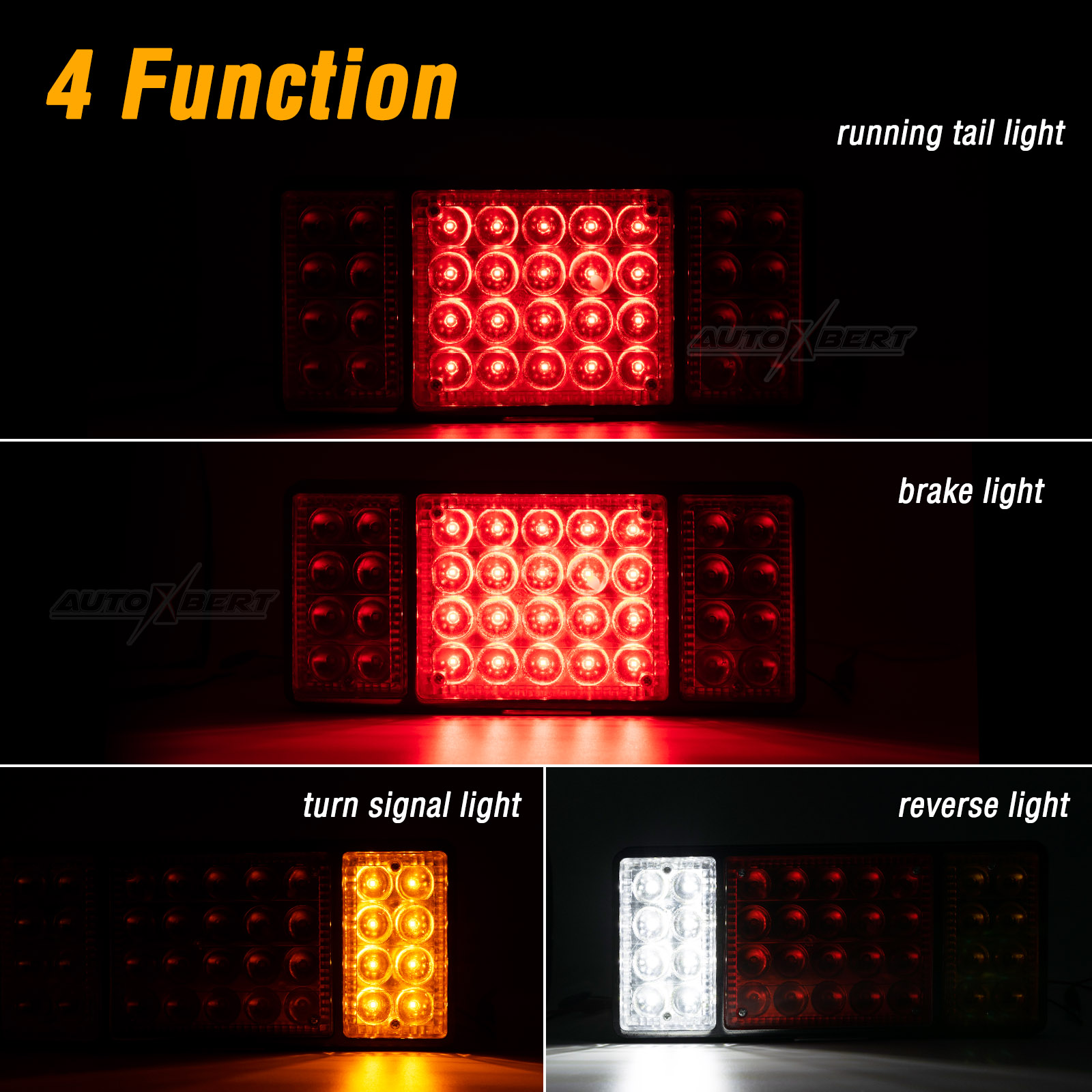 12V 36LED Truck Rear Tail Ligh - огляд і ціна Outdoor Lighting Yellow