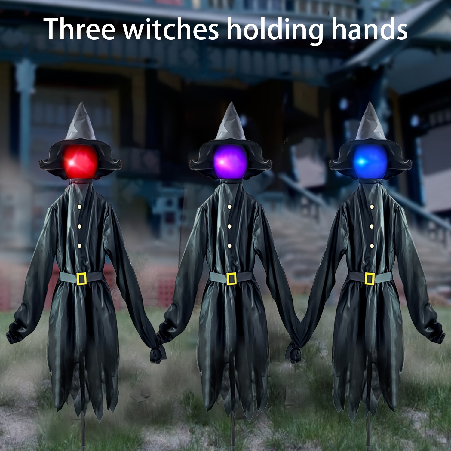 Halloween Witch Decorations Ou - огляд і ціна Outdoor Lighting Yard Stakes