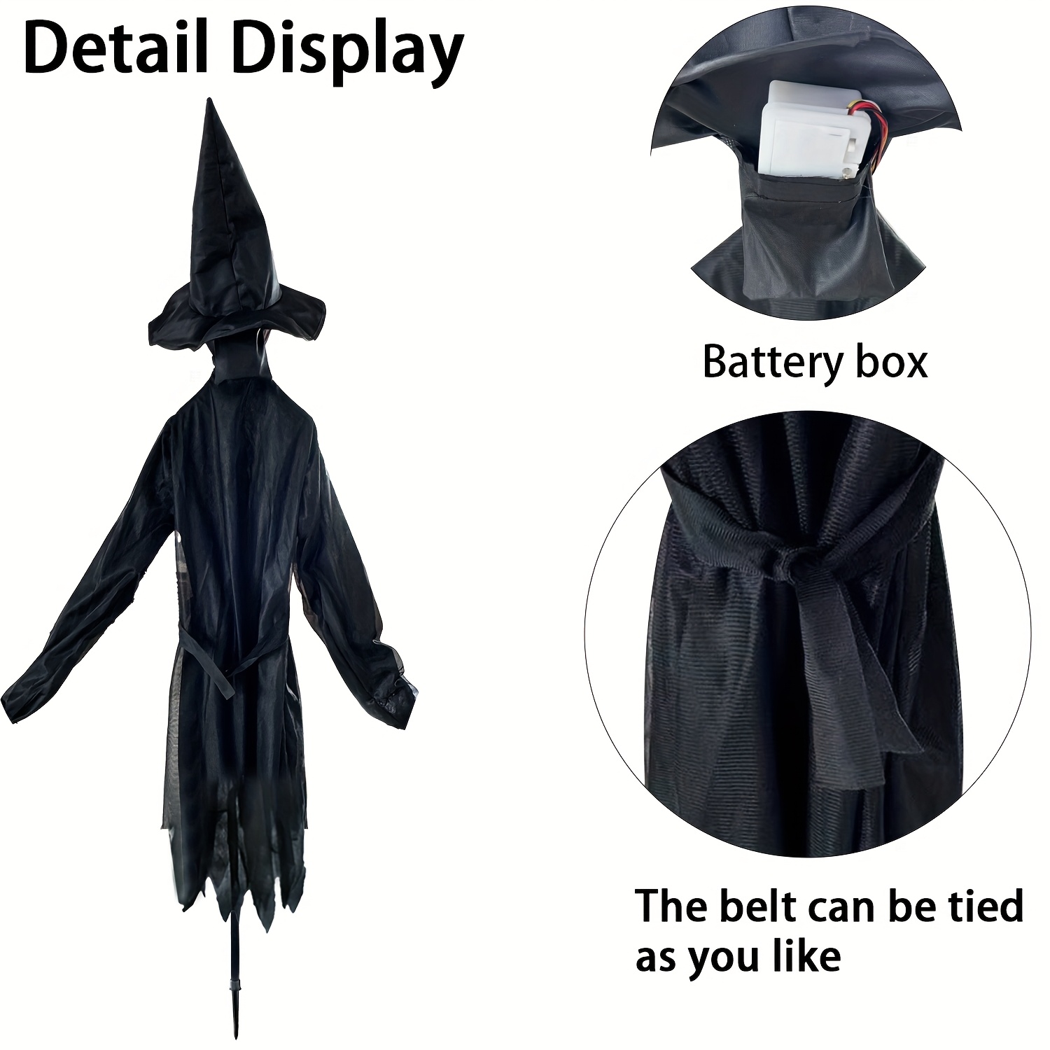 Halloween Witch Decorations Ou - огляд і ціна Outdoor Lighting Yard Stakes