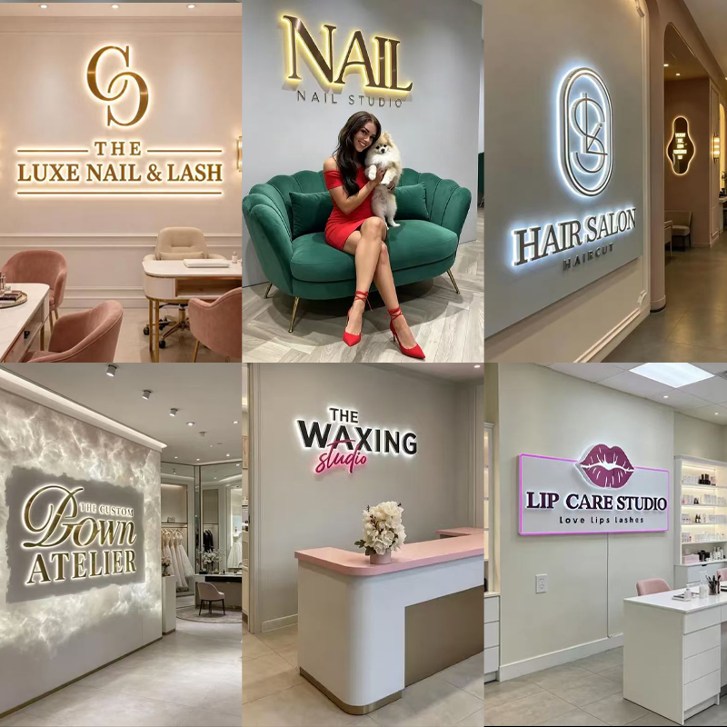 Custom Business Logo Backlit M - огляд і ціна Outdoor Lighting Logo