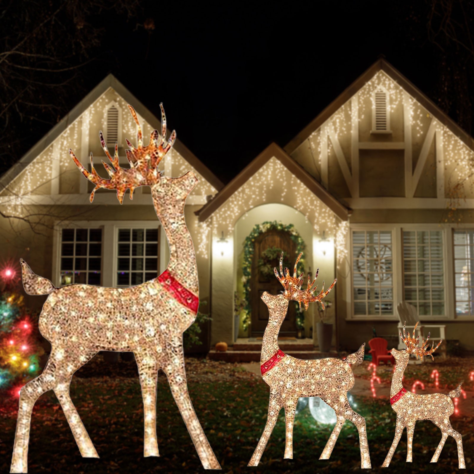 Lighted Christmas Decoration D - огляд і ціна Outdoor Lighting Yard Stakes