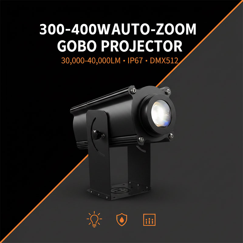 300W Electric Focus Gobo Proje - огляд і ціна Outdoor Lighting Logo
