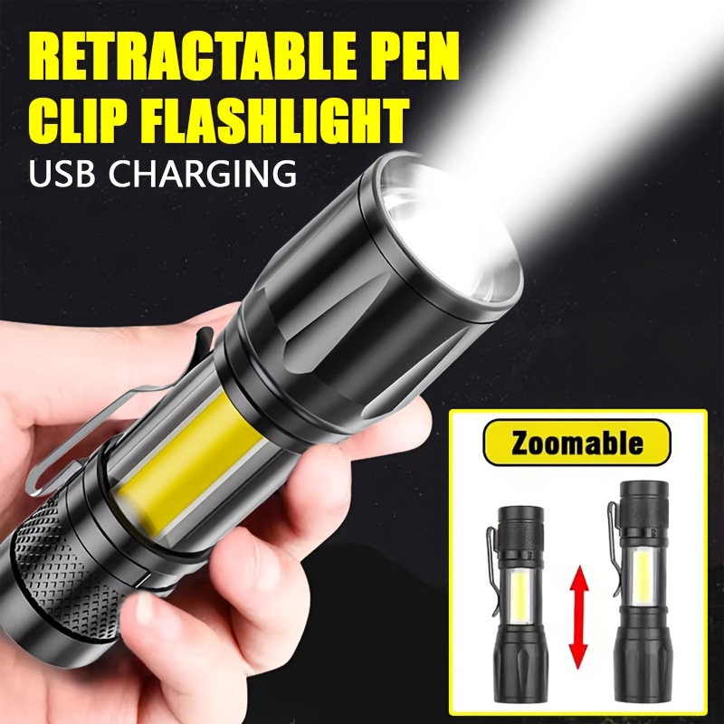 Mini LED Flashlight COB Floodl - огляд і ціна Outdoor Lighting Usb