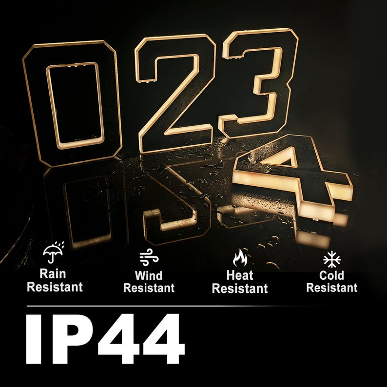 Solar LED House Number Sign Wa - огляд і ціна Outdoor Lighting Wire