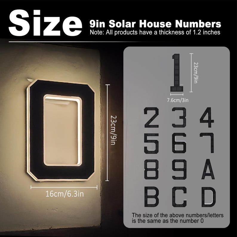 Solar LED House Number Sign Wa - огляд і ціна Outdoor Lighting Wire