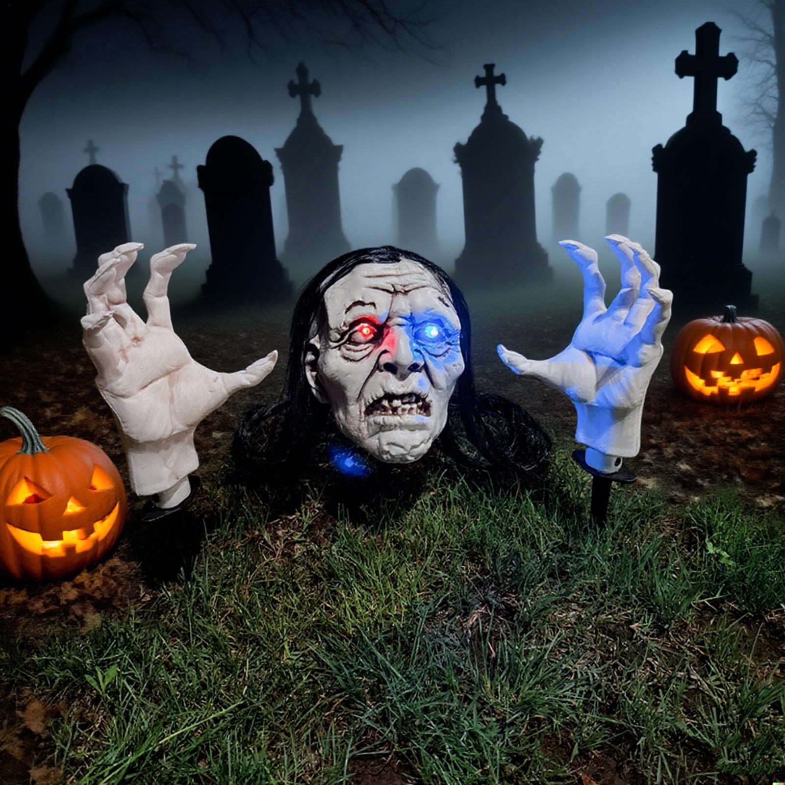 Skeleton Stakes Halloween Outd - огляд і ціна Outdoor Lighting Yard Stakes