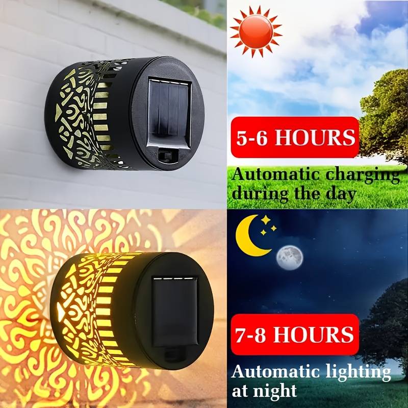 2-Pack Solar Garden Lights IP6 - огляд і ціна Outdoor Lighting Yellow