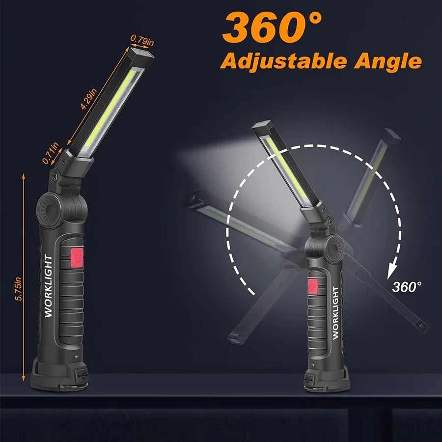 New Portable COB LED Flashligh - огляд і ціна Outdoor Lighting Usb
