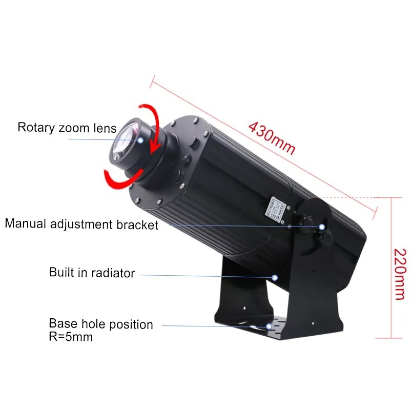 Yufan 200w Gobo Projector Outd - огляд і ціна Outdoor Lighting Logo
