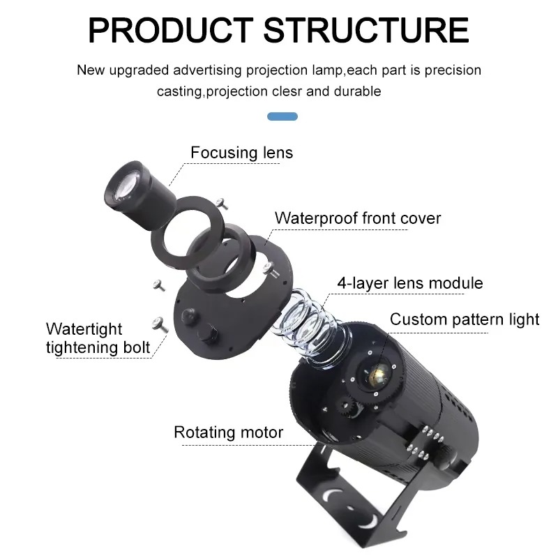 Yufan 200w Gobo Projector Outd - огляд і ціна Outdoor Lighting Logo