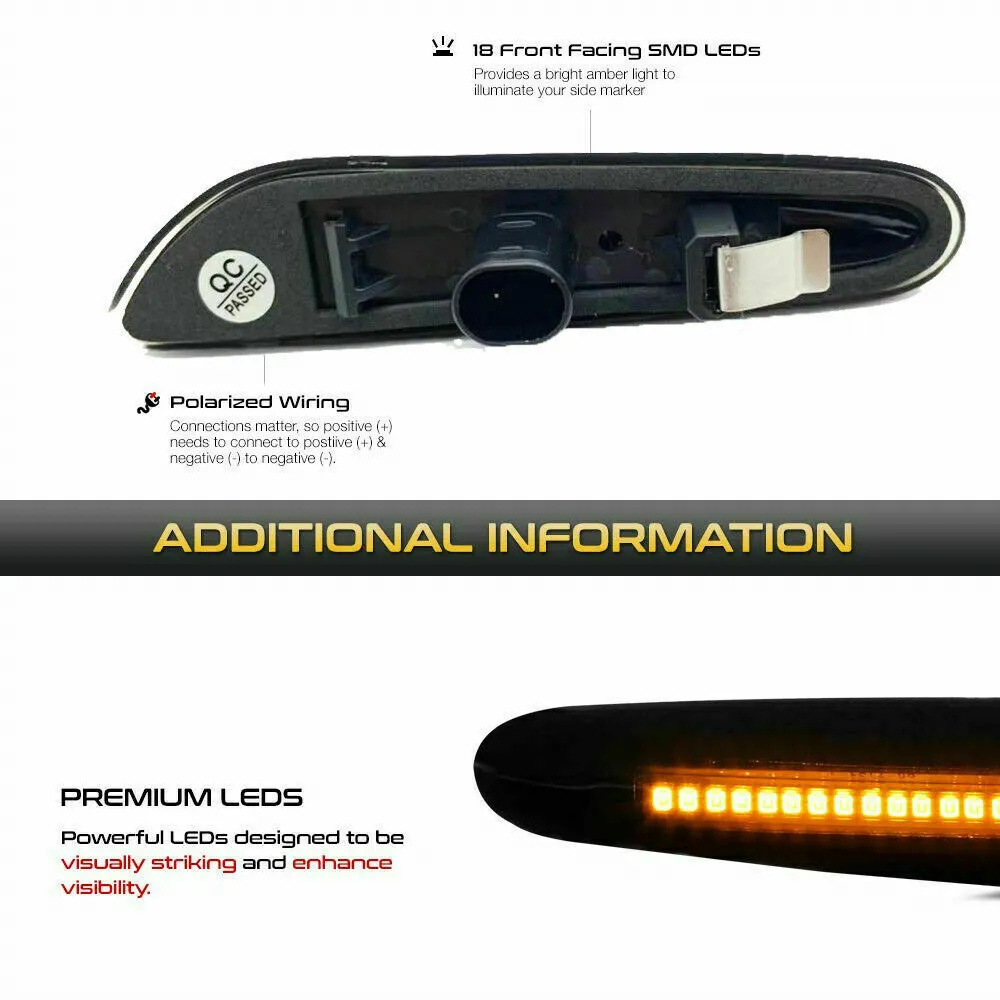 Car LED Front Side Marker Turn - огляд і ціна Outdoor Lighting Yellow