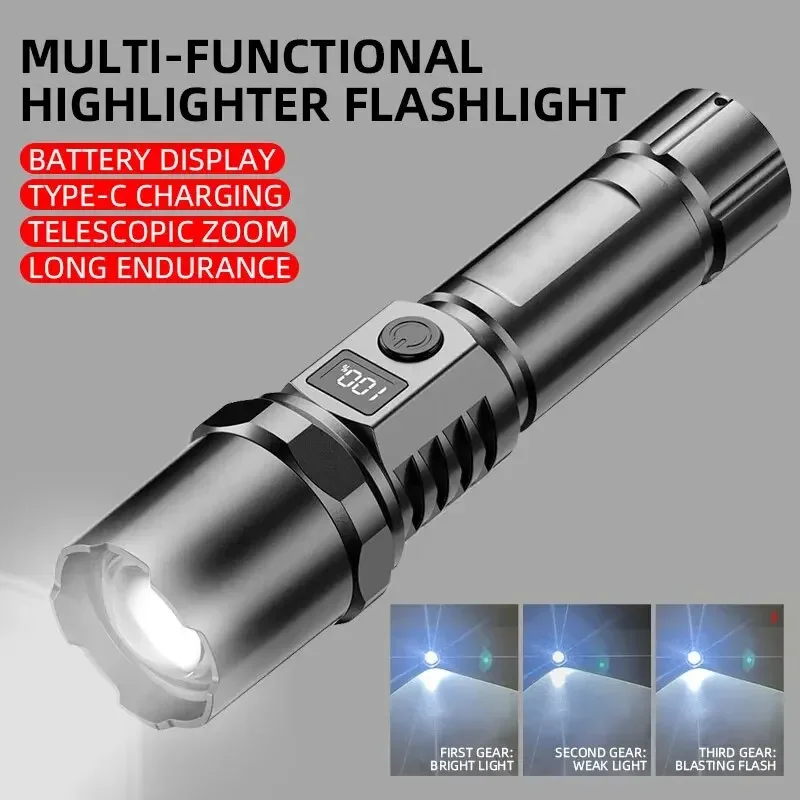 High Power XHP100 Led Flashlig - огляд і ціна Outdoor Lighting Usb