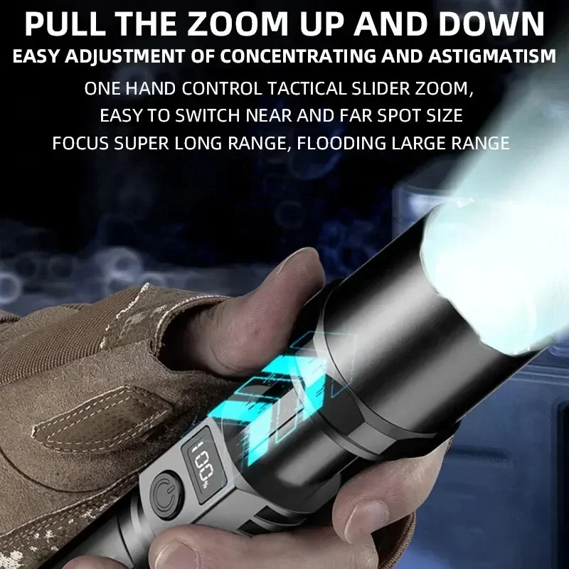 High Power XHP100 Led Flashlig - огляд і ціна Outdoor Lighting Usb