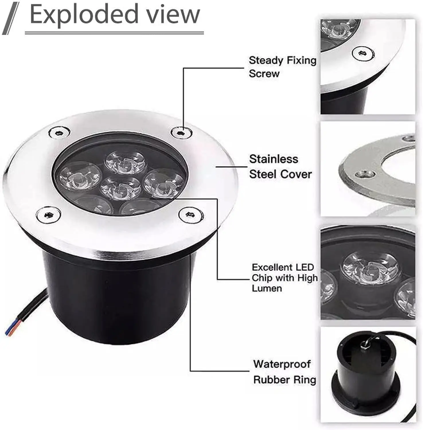 Outdoor LED Garden Lighting, W - огляд і ціна Deck Step Light